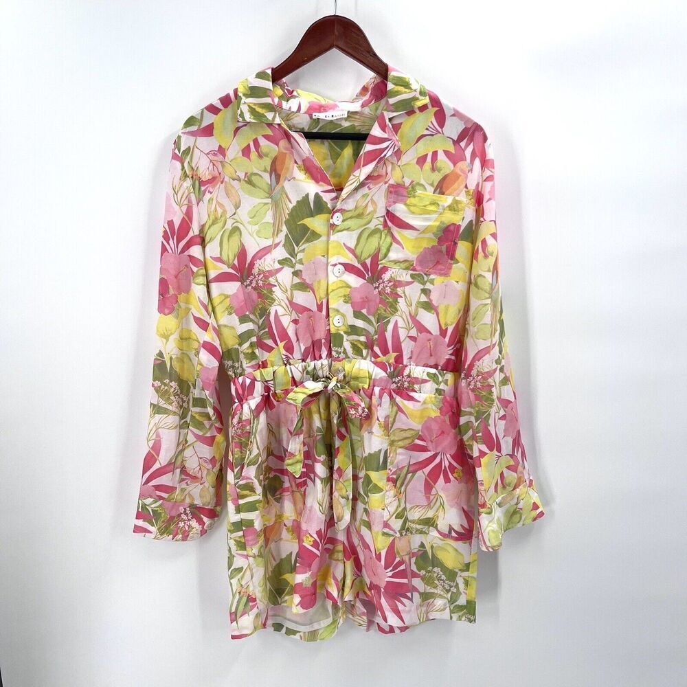 Roller Rabbit Floral Imza Presley Jumpsuit Romper - Picture 7 of 8